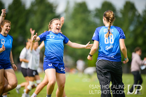 Pool play at USAU D-I College Championships