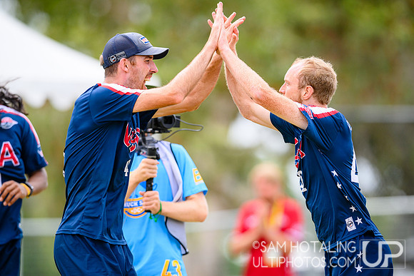 Bracket play during World Ultimate Championships at Runaway Bay Precinct