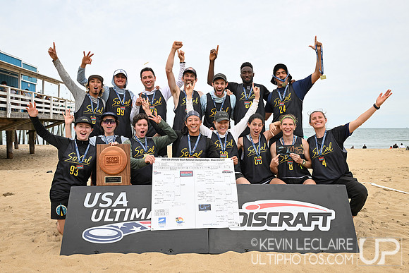 SoCal Beach Mixed Champions Team Photo - 2025 Beach Championship