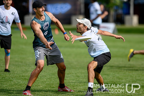 Shipwreck vs SF Bridge Club, Prequarters at USA Ultimate Masters Championships 2019