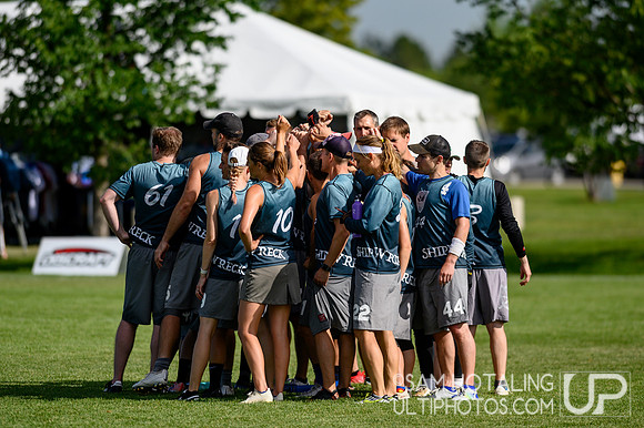 Shipwreck vs SF Bridge Club, Prequarters at USA Ultimate Masters Championships 2019