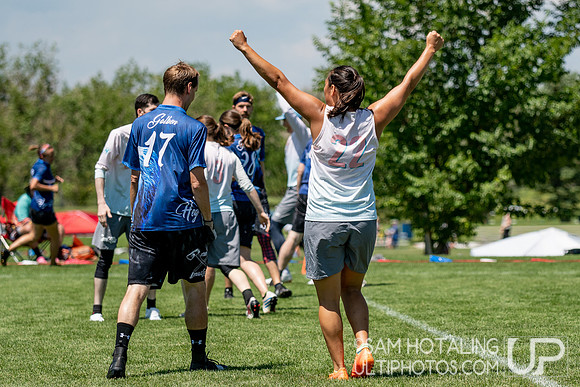 Mixed Masters Finals at USAU Masters National Championships 2019
