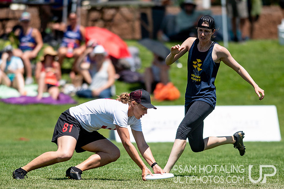 Women's Masters Finals at USAU Masters National Championships 2019