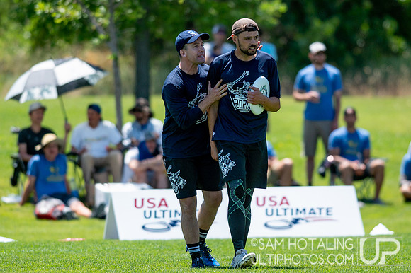 Open Masters Finals at USAU Masters National Championships 2019
