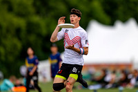 Fireflies vs Reading Ultimate in pool play at World Ultimate Club Championships