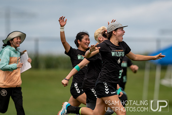 San Diego Wildfire vs. Raleigh Phoenix in Women's Semifinals at USAU Elite Select Challenge 2019