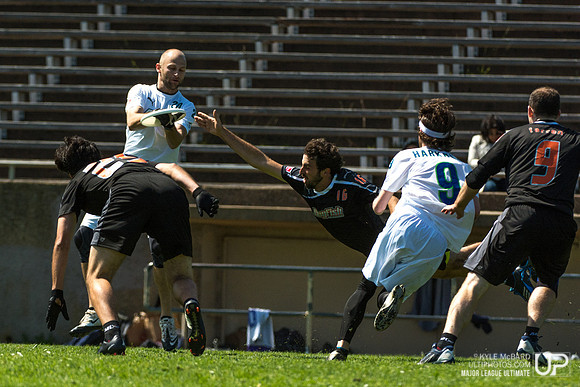 SF Dogfish v. Seattle Rainmakers at Boxer Stadium 4/12/2014