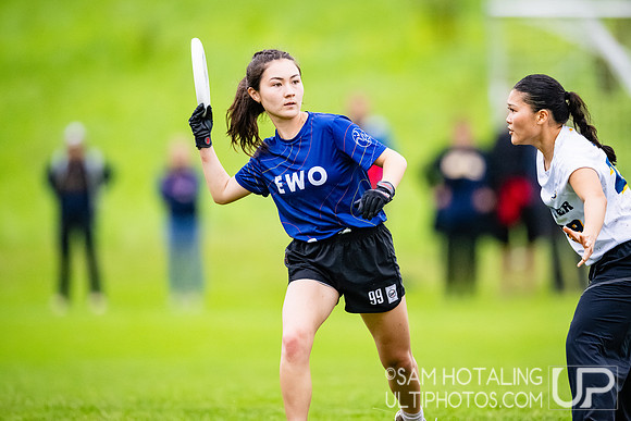 Women’s pool play at USAU DI College Championships