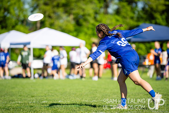 Women’s pool play at USAU DI College Championships