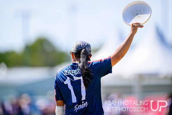 Women’s semifinals during World Ultimate Championships at Runaway Bay Precinct
