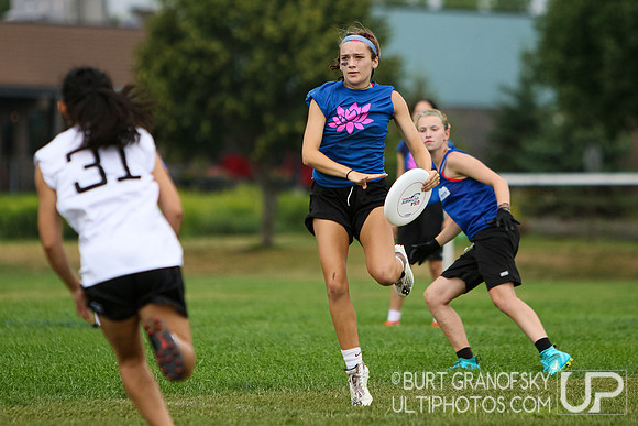 USA Ultimate YCC 2022 -- U20 Girls Sat Action