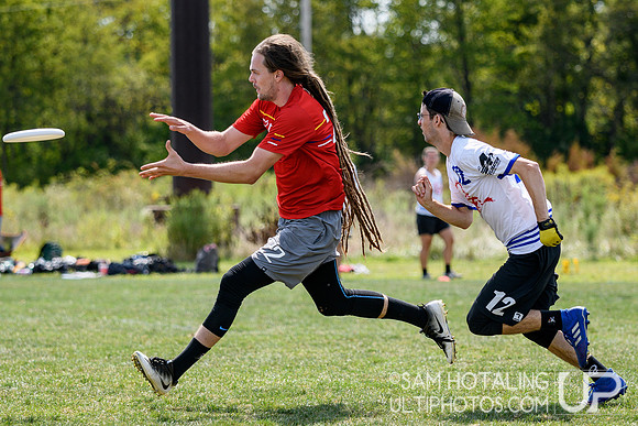 Mixed pool play at the USAU Pro Championships. August 31, 2019