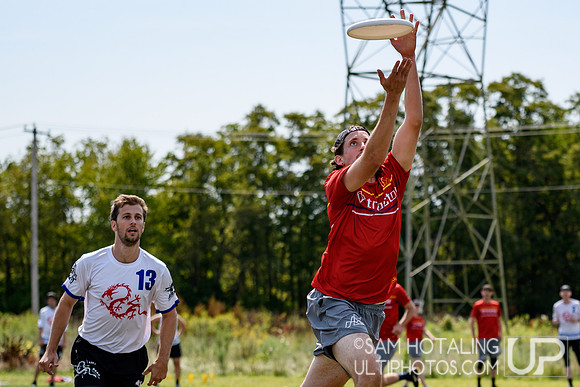 Mixed pool play at the USAU Pro Championships. August 31, 2019