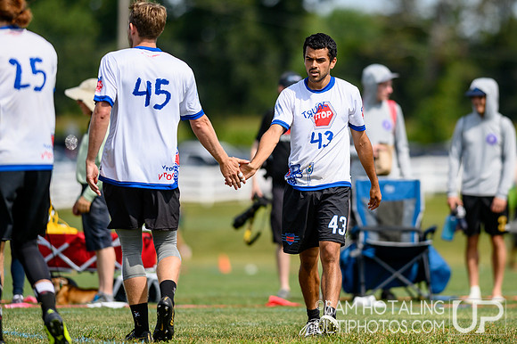 Open pool play at the USAU Pro Championships. August 31, 2019