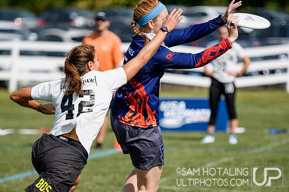 Womxn’s pool play at the USAU Pro Championships. August 31, 2019
