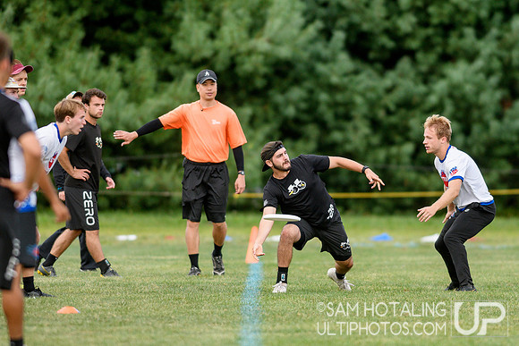 Open quarterfinals at the USAU Pro Championships. September 1, 2019