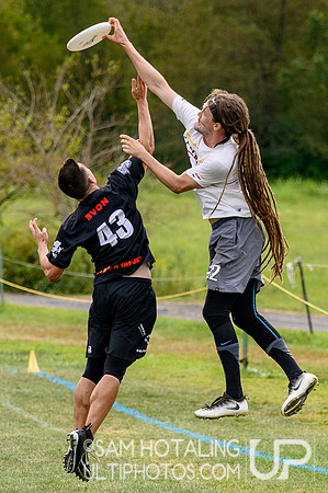 Mixed semifinals at the USAU Pro Championships. September 1, 2019