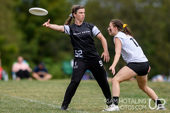 Womxn’s semifinals at the USAU Pro Championships. September 1, 2019