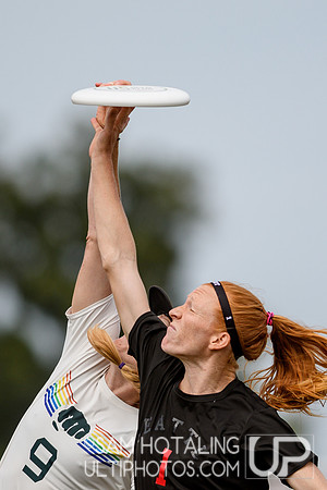 Womxn’s semifinals at the USAU Pro Championships. September 1, 2019