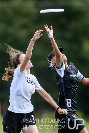 Womxn’s semifinals at the USAU Pro Championships. September 1, 2019