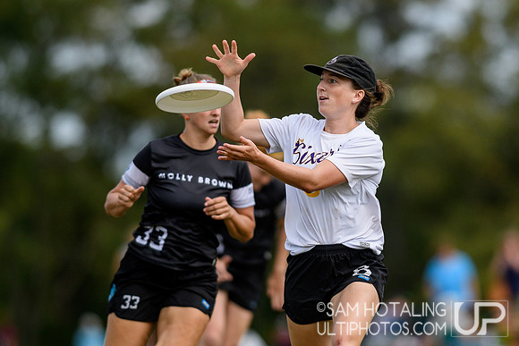 Womxn’s semifinals at the USAU Pro Championships. September 1, 2019