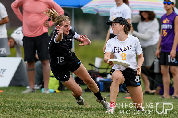 Womxn’s semifinals at the USAU Pro Championships. September 1, 2019