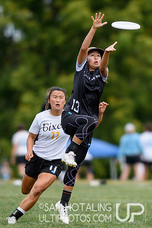 Womxn’s semifinals at the USAU Pro Championships. September 1, 2019