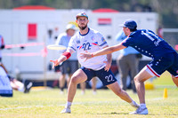 Men’s semifinals during World Ultimate Championships at Runaway Bay Sports Precinct
