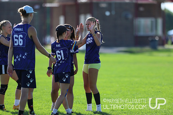 Sunday action at the USA Ultimate Youth Club Championships in th
