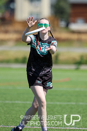 Sunday action at the USA Ultimate Youth Club Championships in th