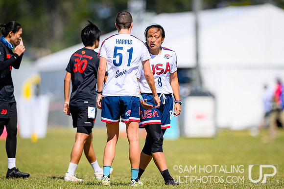 Women’s pool play during World Ultimate Championships at Runaway Bay Sports Precinct