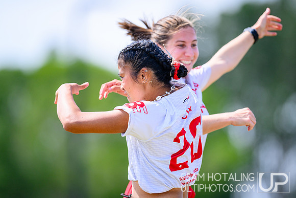 Mixed semifinals during World Ultimate Championships at Runaway Bay Precinct
