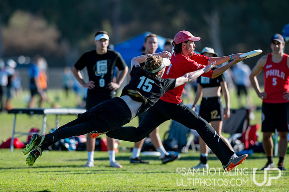 Mixed pre-quarters at the USAU National Club Championships. October 25, 2019