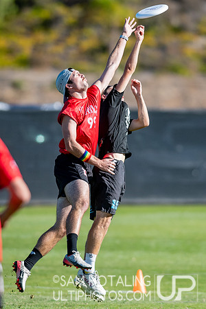 Mixed pre-quarters at the USAU National Club Championships. October 25, 2019