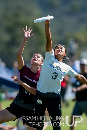 Womxn’s quarterfinals at the USAU National Club Championships. October 25, 2019
