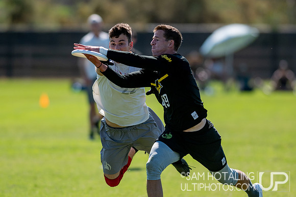 Open 9th place quarterfinals at the USAU National Club Championships. October 25, 2019