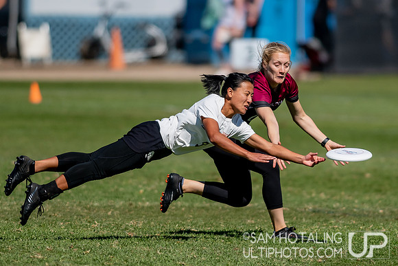 Womxn’s quarterfinals at the USAU National Club Championships. October 25, 2019