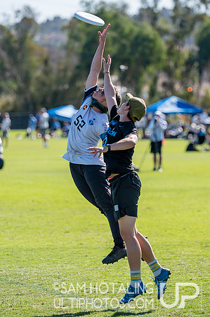 Womxn’s quarterfinals at the USAU National Club Championships. October 25, 2019