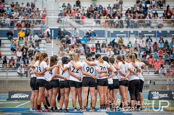 Womxn’s finals at the USAU National Club Championships. October 27, 2019