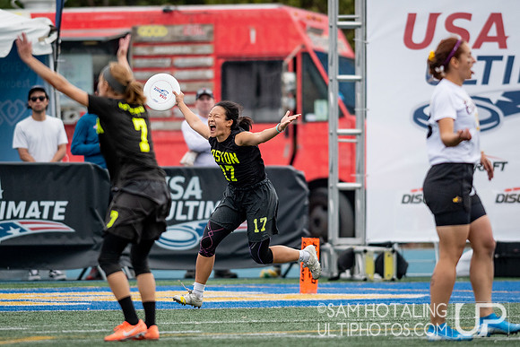 Womxn’s finals at the USAU National Club Championships. October 27, 2019