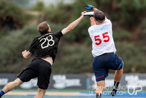 Open finals at the USAU National Club Championships. October 27, 2019