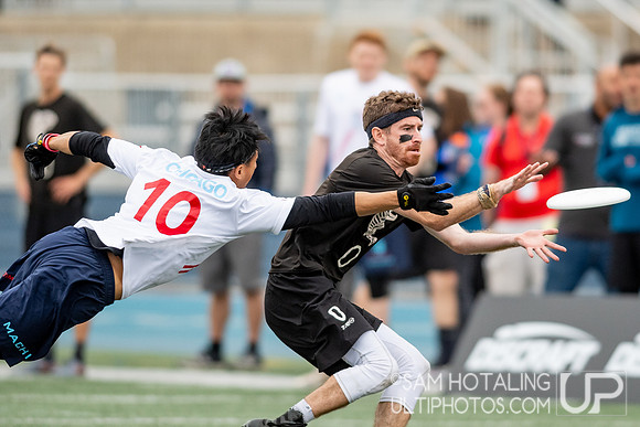 Open finals at the USAU National Club Championships. October 27, 2019