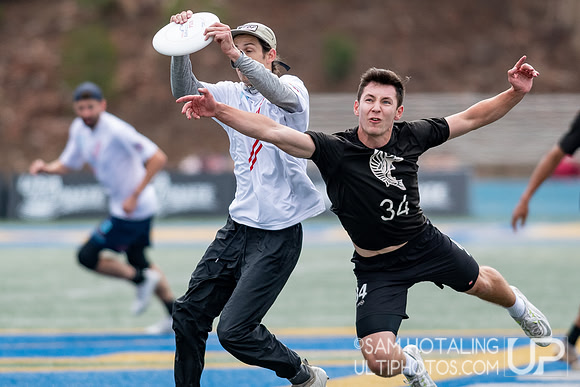 Open finals at the USAU National Club Championships. October 27, 2019