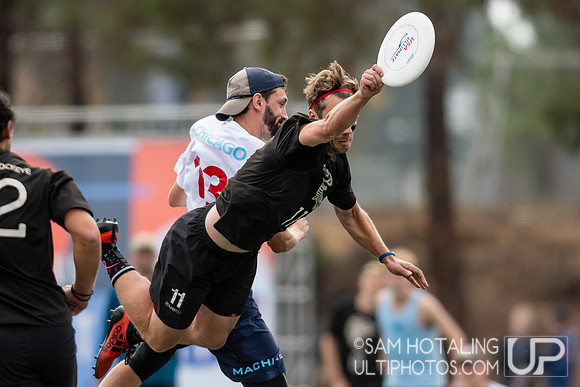 Open finals at the USAU National Club Championships. October 27, 2019