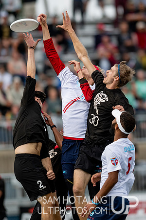 Open finals at the USAU National Club Championships. October 27, 2019