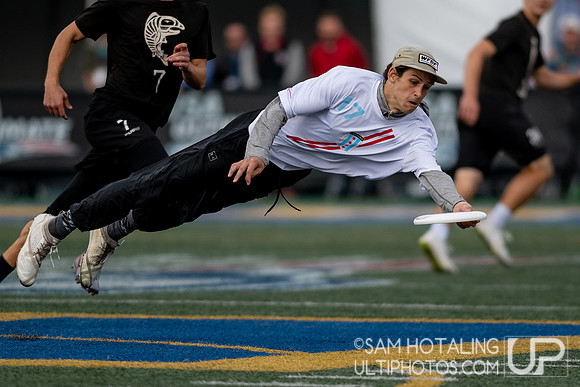 Open finals at the USAU National Club Championships. October 27, 2019