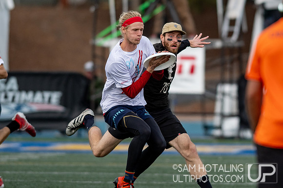 Open finals at the USAU National Club Championships. October 27, 2019