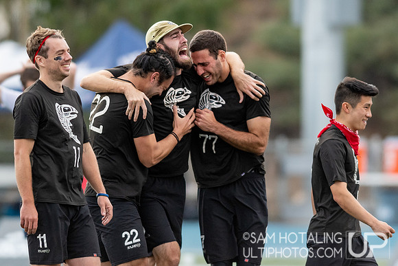 Open finals at the USAU National Club Championships. October 27, 2019