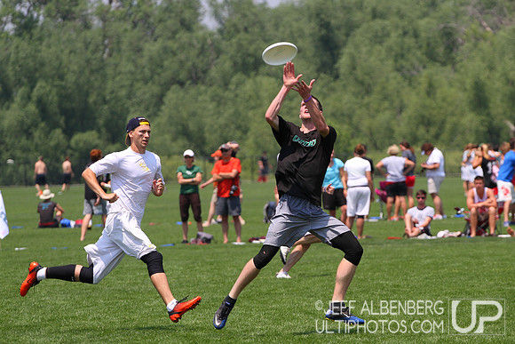 Saturday Open division action from 2012 College Nationals