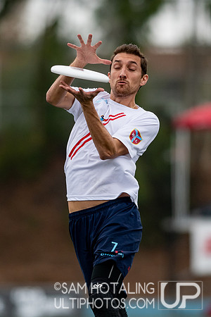 Open finals at the USAU National Club Championships. October 27, 2019